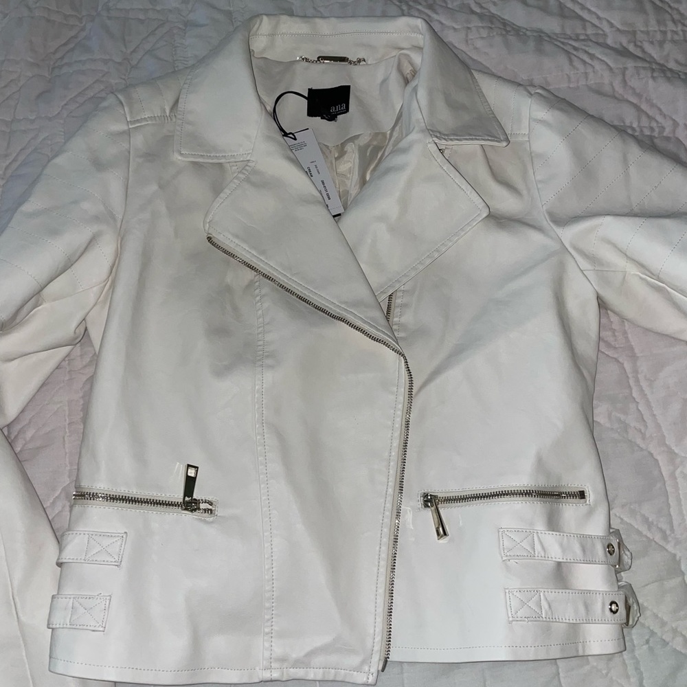 Faux leather jacket
